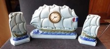 Garniture cheminée sarreguemines d'occasion  Lillers