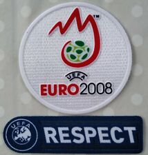 Euro 2008 + Respect Patch Badge  maillot Jersey foot France Allemagme, Portugal, usato usato  Spedire a Italy