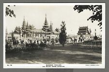 Postal vintage RP pabellón birmano. Exposición El Imperio Británico, usado segunda mano  Embacar hacia Argentina