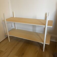 Used, Heals shelving unit tv stand white Bookcase Danish Style Modern for sale  Shipping to South Africa