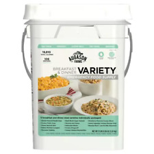 Emergency Survival Food Supply Kit Bucket Dinner Meal MRE 30 Day Dried Storage for sale  Shipping to South Africa