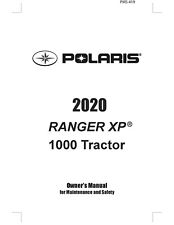 Polaris owners manual for sale  Lexington