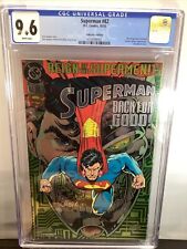 SUPERMAN #82 - CGC 9.6 - CHROMIUM COVER - COLLECTOR'S EDITION for sale  Shipping to South Africa