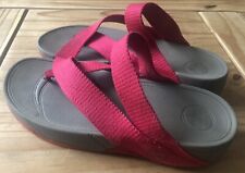 Used, FITFLOP Micro Wobble Board Pink Thong Style Sandals Ladies Size UK 6.5 for sale  Shipping to South Africa