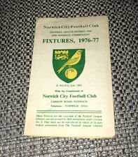 Norwich city fixture for sale  NORWICH