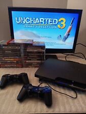 Sony PlayStation 3 Bundle - PS3 Slim 160GB Console - CECH-2501A 25 Games 2 OEM  for sale  Shipping to South Africa