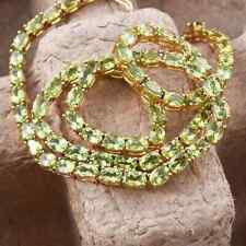 Peridot tennis necklace for sale  Shipping to Ireland