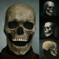 Halloween Skull Mask Full Head Helmet With Movable Jaw Horror Party Pro Scary US for sale  South Holland