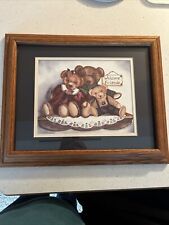 framed teddy bear picture for sale  Champlin