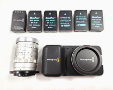 Câmera de cinema Blackmagic Pocket BMPCC preta com lente e 6 baterias comprar usado  Enviando para Brazil