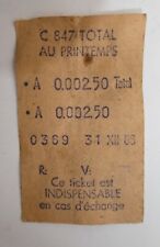 Ancien ticket caisse d'occasion  Franconville