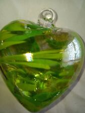 hand blown glass heart for sale  Conneaut