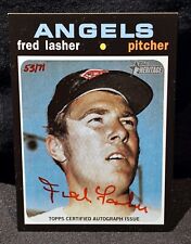 Used, Fred Lasher 2020 Topps Heritage Red Ink Auto #/71 Autograph On Card Real One for sale  Shipping to South Africa