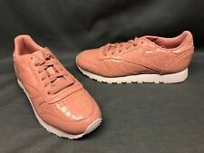 Tênis Reebok Feminino Clássico Couro Crackle Rosa Tamanho 7.5 NOVO SEM CAIXA! comprar usado  Enviando para Brazil