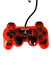 PS2 Controller PlayStation 2 DualShock Clear Red, SCPH-10010 -Tested for sale  Shipping to South Africa