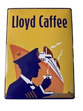Lloyd caffee blechschild gebraucht kaufen  Bremen