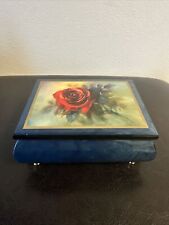 HANDMADE ERCOLANO MUSIC BOX Floral - ITALIAN-  Tchaikovsky’s Romeo And Juliet for sale  Shipping to South Africa