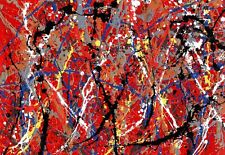 Jackson pollock abstract for sale  Fort Pierce