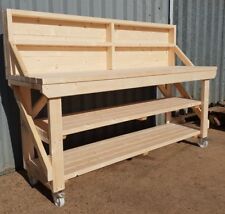 Wooden workbench worktable for sale  PETERBOROUGH