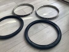 2 1965 Moulton Bike Rims Dunlop 16 X 1 3/8 To Restore +   2 Free Michelin Tyres for sale  Shipping to South Africa