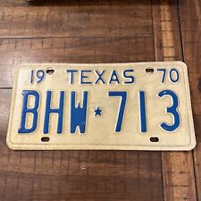 1970 texas license for sale  Lorena