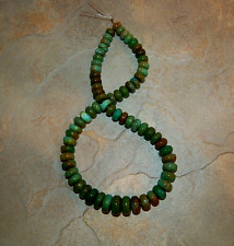 HI-GRADE PERUVIAN GEM SILICA 10-17MM RONDELLE BEADS- 17.5" Strand - 2299E for sale  Shipping to South Africa