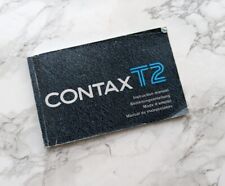 Contax instruction manual for sale  WEST MOLESEY