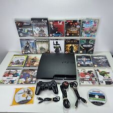 Used, Sony PS3 Playstation 3 160GB Slim Console + 20 Games + All Cables for sale  Shipping to South Africa