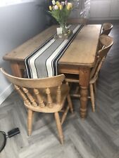 Solid pine dining for sale  NEWPORT PAGNELL