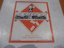 Rare jeux monopoly d'occasion  Senones