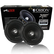 Orion Audio 1600 W Watt 8" Médio Alcance Baixo Alto 4 Ohm Conjunto de 2 Alto-falantes XTX854 comprar usado  Enviando para Brazil