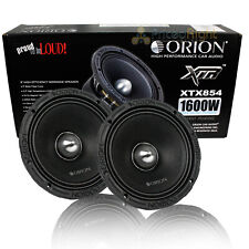 Juego de 2 altavoces Orion Audio 1600 W 8" rango medio graves fuertes 4 ohmios XTX854 segunda mano  Embacar hacia Argentina