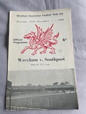 Wrexham southport football for sale  STEVENAGE