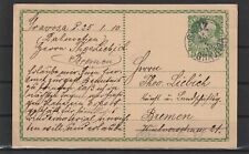 Austria Całostka Karta Gruz Gravosa do Bremy, 1910 #1093407 na sprzedaż  Wysyłka do Poland