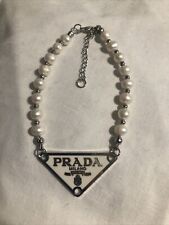 Prada triangle logo for sale  SURBITON