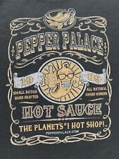 Pepper Palace Hot Sauce T Shirt Mens Medium M Black for sale  Shipping to South Africa