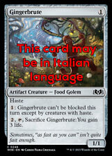 Mtg gingerbrute foil usato  Italia