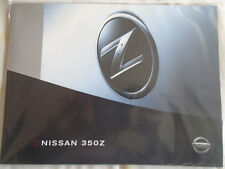 Nissan 350z brochure for sale  KINGS LANGLEY