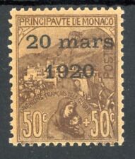 Monaco 1920 50c for sale  UK