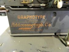 Antique graphotype addressogra for sale  Indianapolis