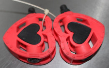 Pedales de bicicleta en forma de corazón para niñas con reflectores buen estado usado pedal reemplazar segunda mano  Embacar hacia Argentina