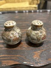 Agitadores antigos ornamentados de ouro 22K de sal e pimenta, pintados à mão Japão comprar usado  Enviando para Brazil