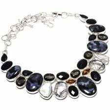 Mystic Merlinite Silver Plated Gift For Briedsmaid Chain Necklace 18.0", used for sale  Shipping to South Africa