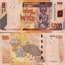 Congo 5000 francs usato  Anzio
