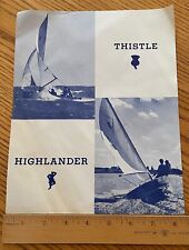 Thistle highlander sailboat for sale  Petaluma