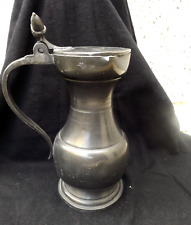 Vintage Pewter German Acorn Lidded Pitcher Jug Decorative for sale  Shipping to South Africa