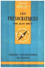 Présocratiques brun jean d'occasion  L'Isle-sur-la-Sorgue