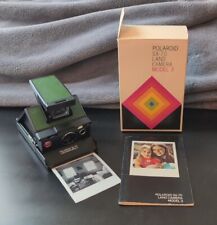 Polaroid SX-70 1975 cámara terrestre modelo 3 ¡probada con película! ¡Reacondicionado! Caja con y manual, usado segunda mano  Embacar hacia Argentina