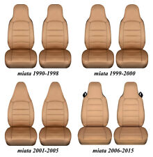 2 capas de assento de carro semi personalizadas bronzeado sólido serve para Mazda Miata mx-5 1990-2015 comprar usado  Enviando para Brazil