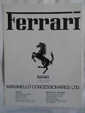 Ferrari maranello concessionai for sale  KINGS LANGLEY
